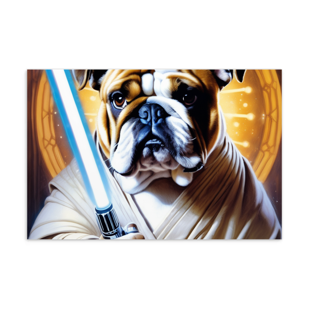 PugMug Custom Bulldog Postcard