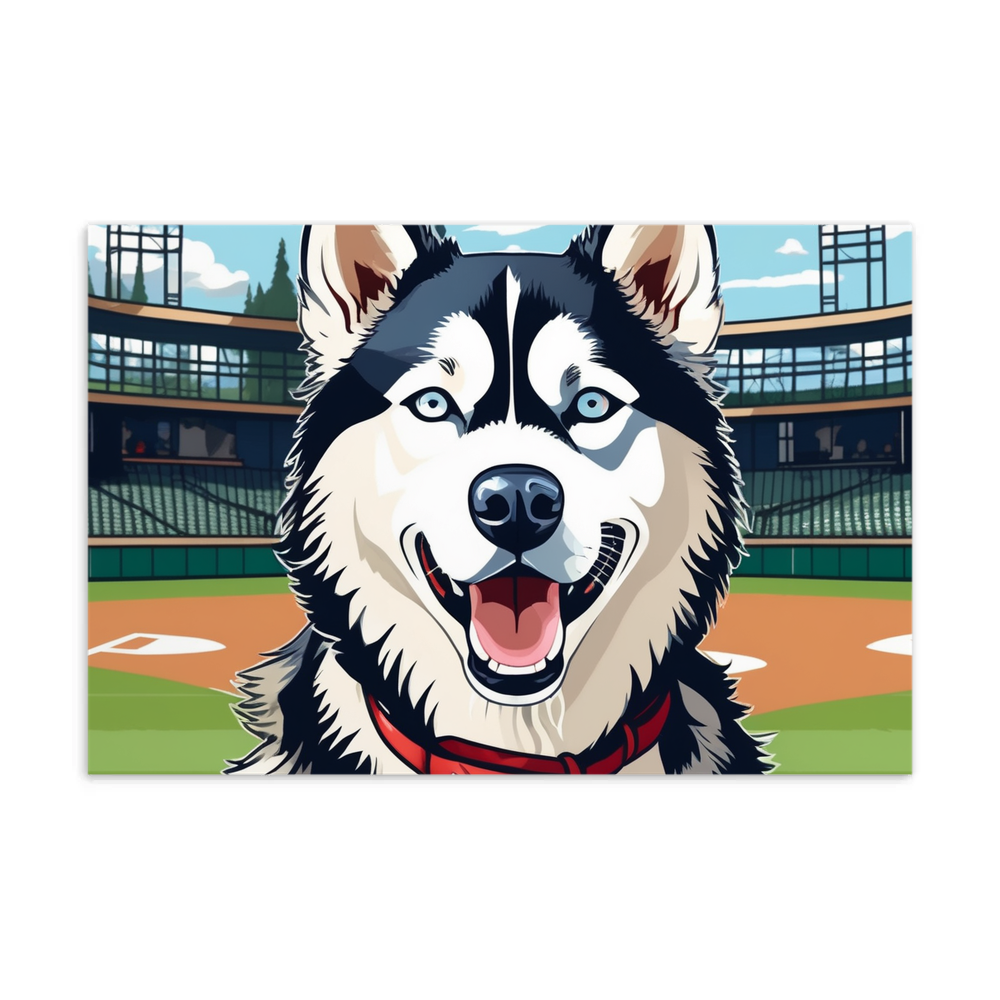 PugMug Custom Siberian Husky Postcard