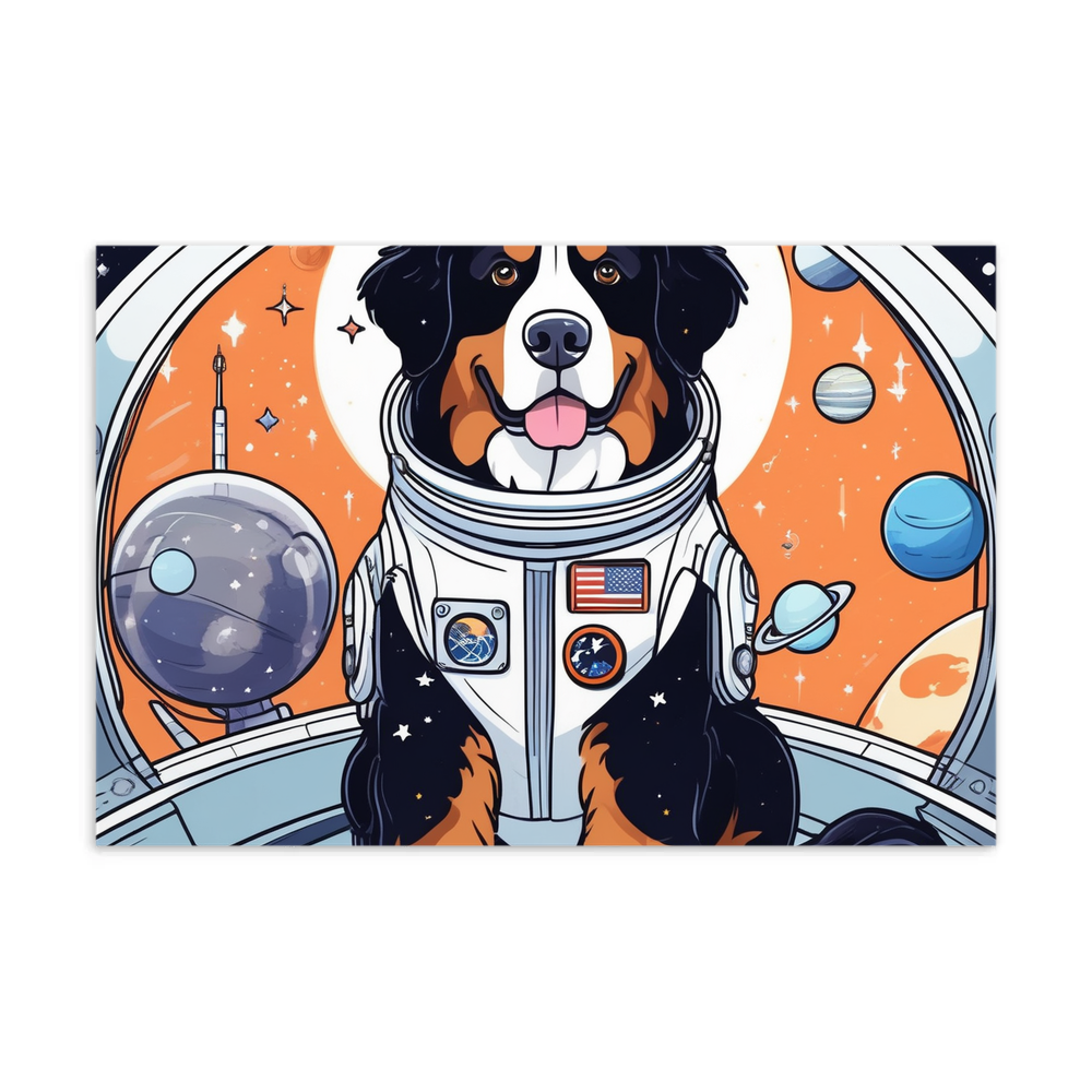 PugMug Custom Bernese Mountain Dog Postcard
