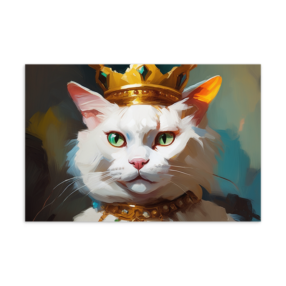 PugMug Custom White Exotic Cat Postcard