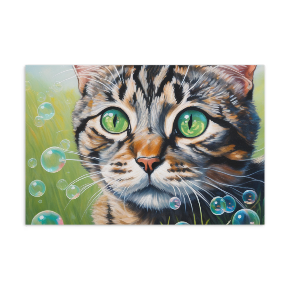 PugMug Custom Tabby Companion Cat Postcard