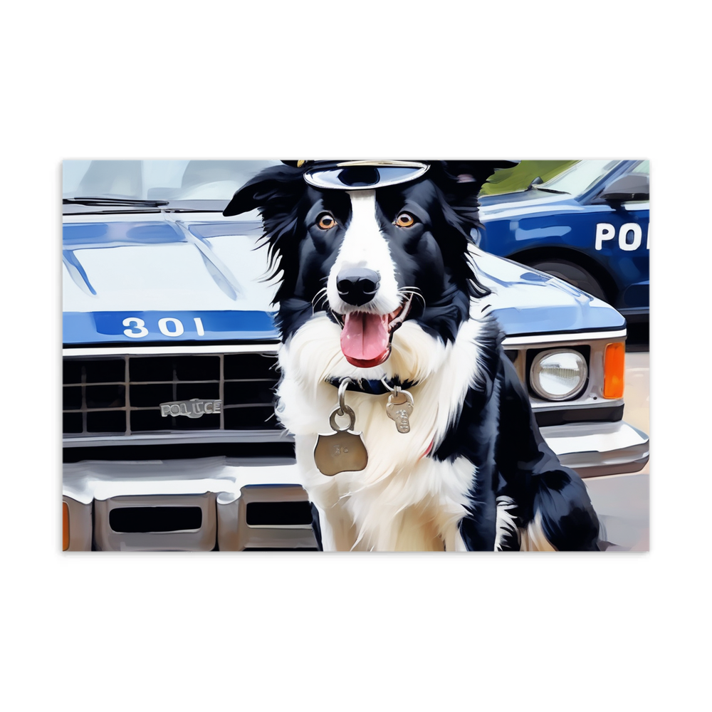 PugMug Custom Border Collie Postcard
