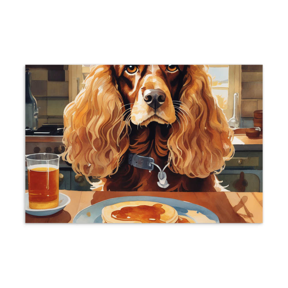 PugMug Custom Cocker Spaniel Postcard