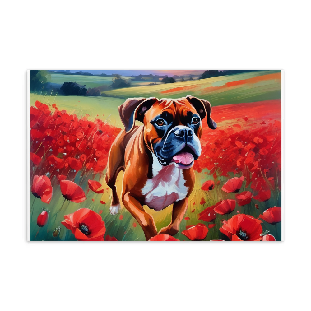 PugMug Custom Boxer Dog Postcard