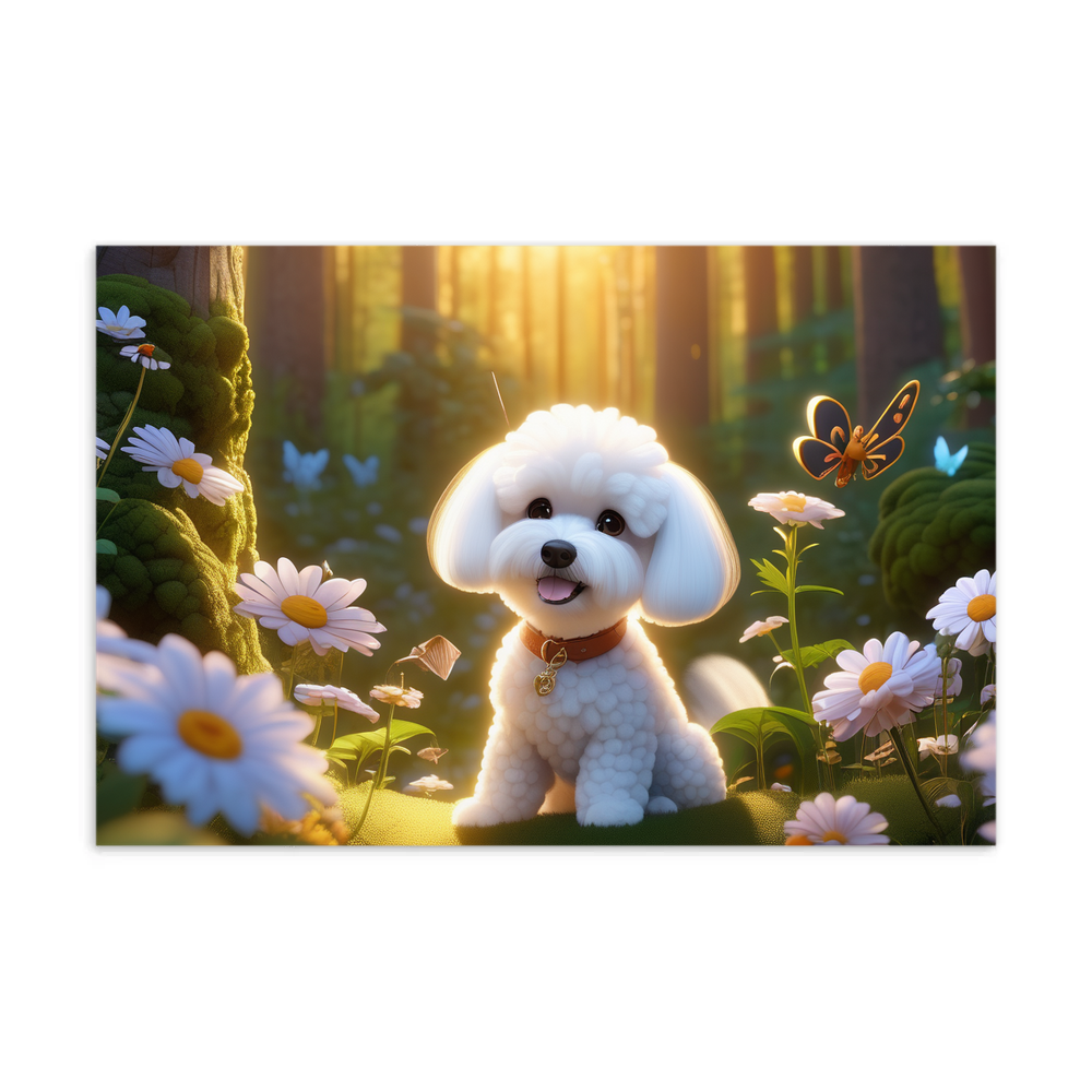 PugMug Custom Bichons Frise Postcard