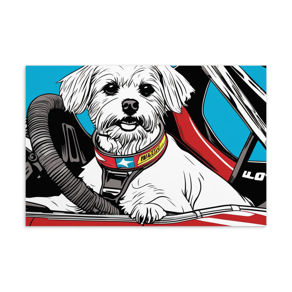 PugMug Custom Maltese Dog Postcard