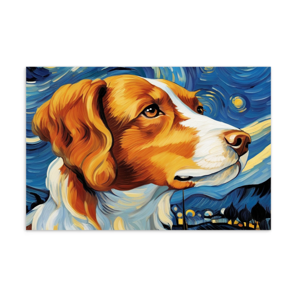 PugMug Custom Brittany Dog Postcard