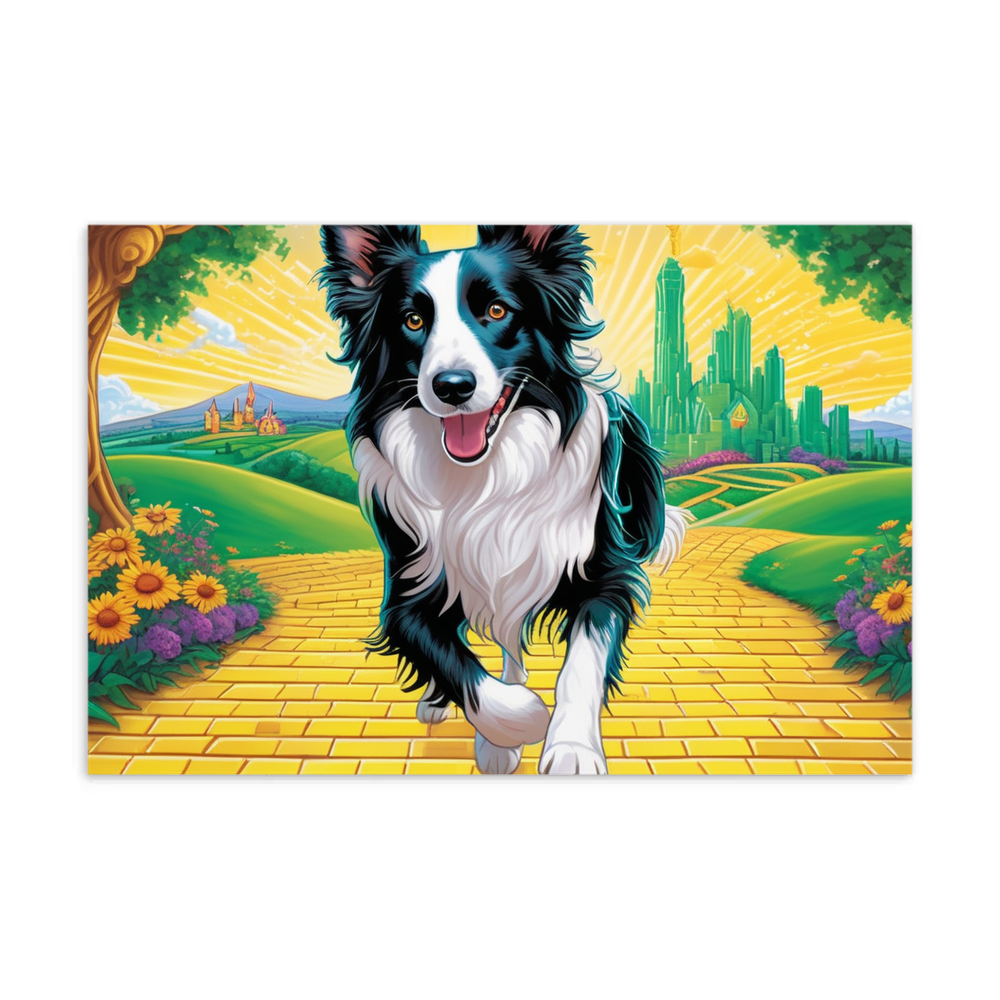 PugMug Custom Border Collie Postcard