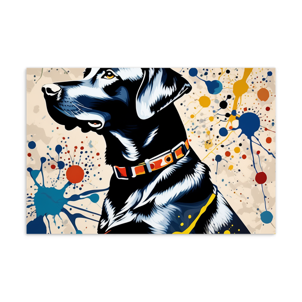 PugMug Custom Black Labrador Retriever Postcard