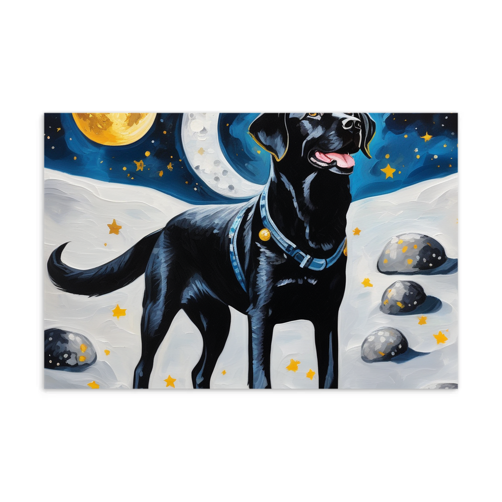 PugMug Custom Black Labrador Retriever Postcard