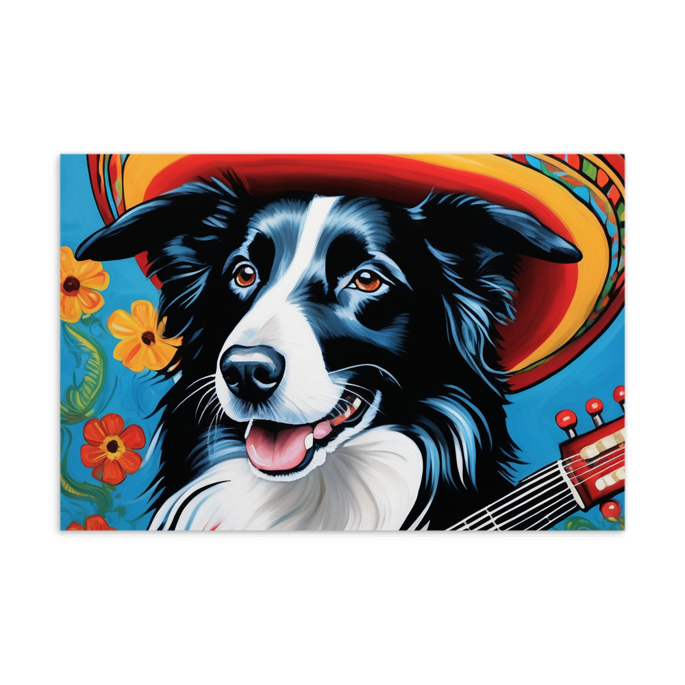 PugMug Custom Border Collie Postcard