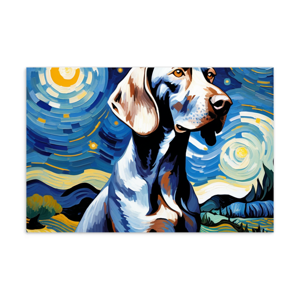 PugMug Custom Weimaraner Postcard