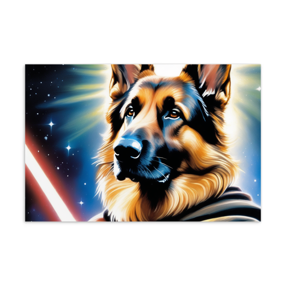 PugMug Custom German Shepherd Dog Postcard