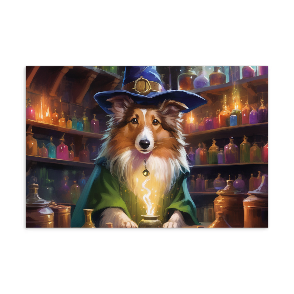 PugMug Custom Shetland Sheepdog Postcard