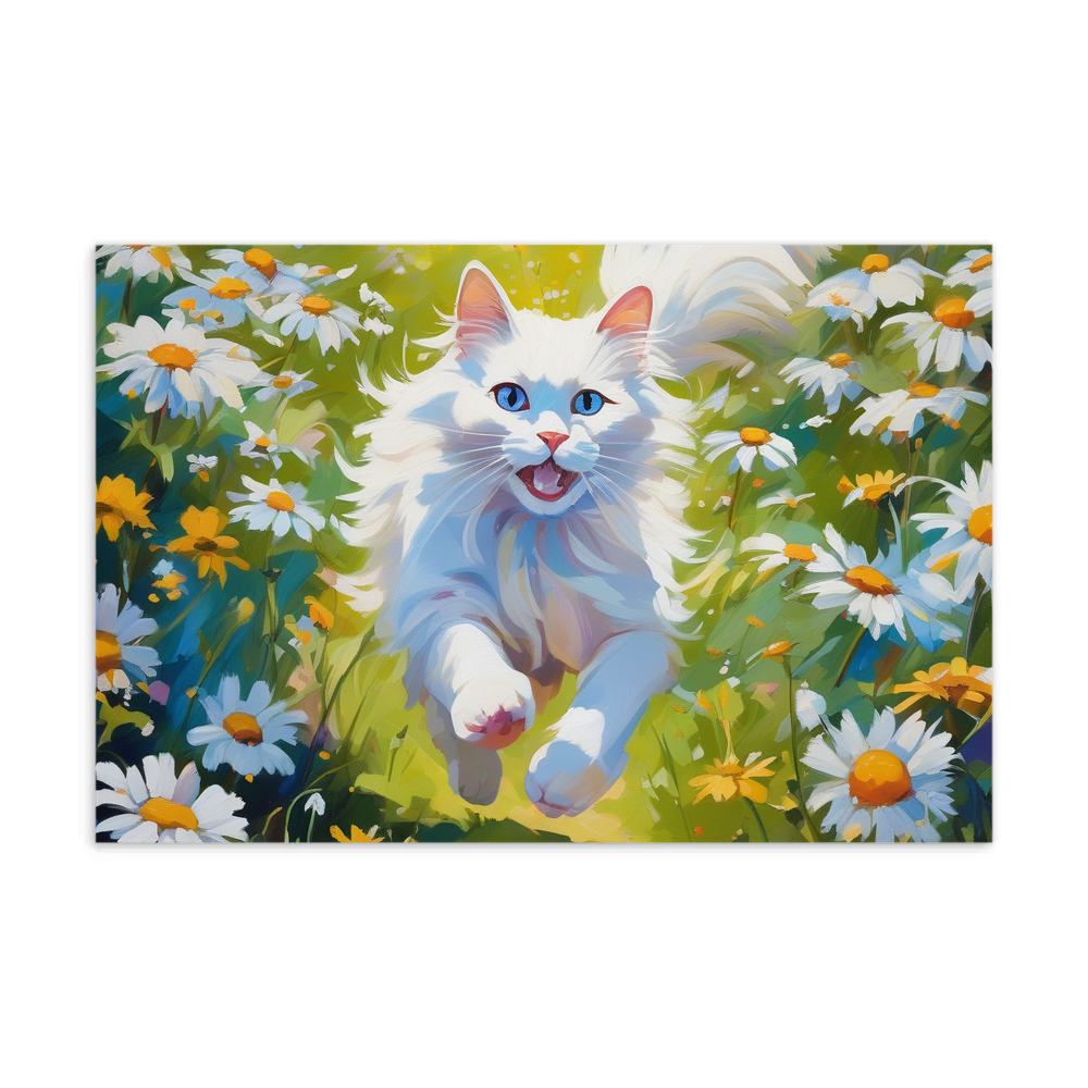 PugMug Custom White Ragdoll Cat Postcard