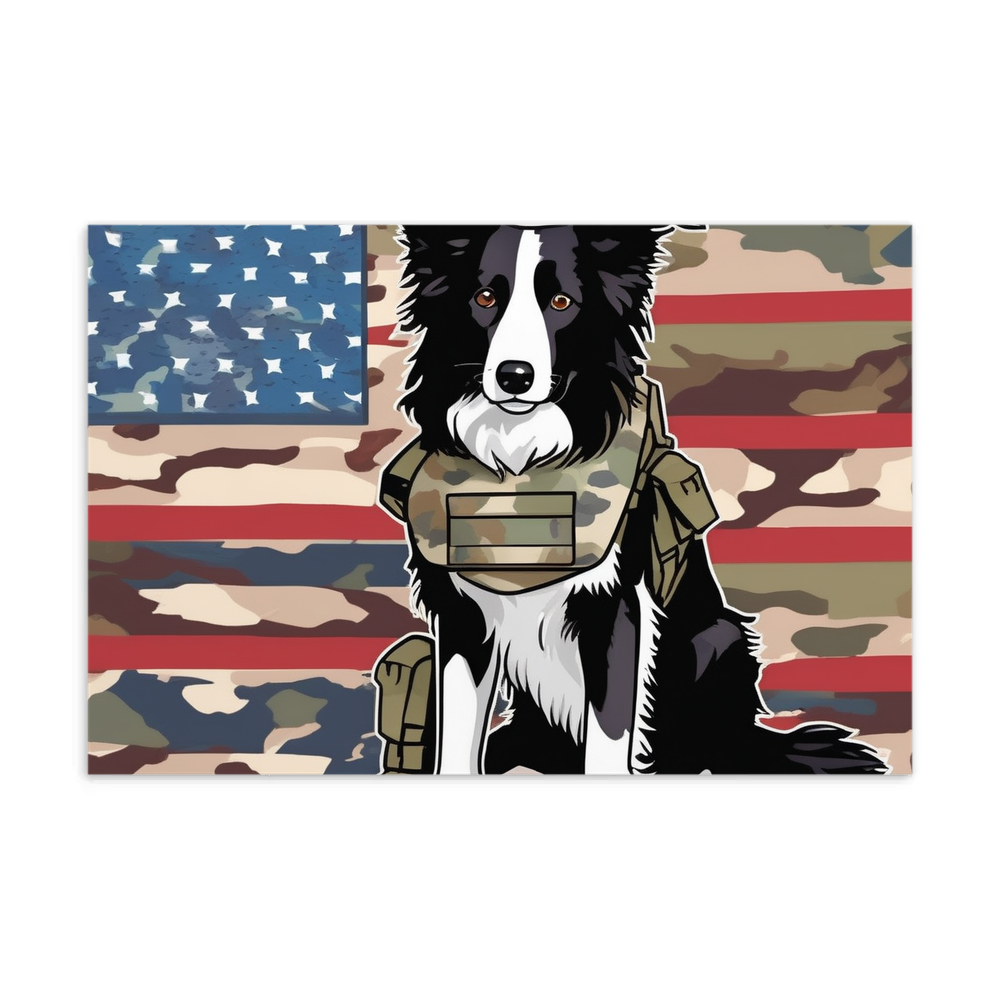 PugMug Custom Border Collie Postcard