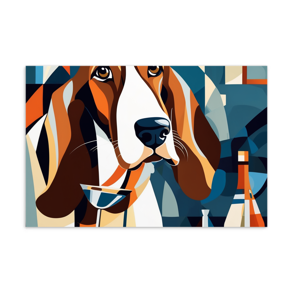 PugMug Custom Basset Hound Postcard