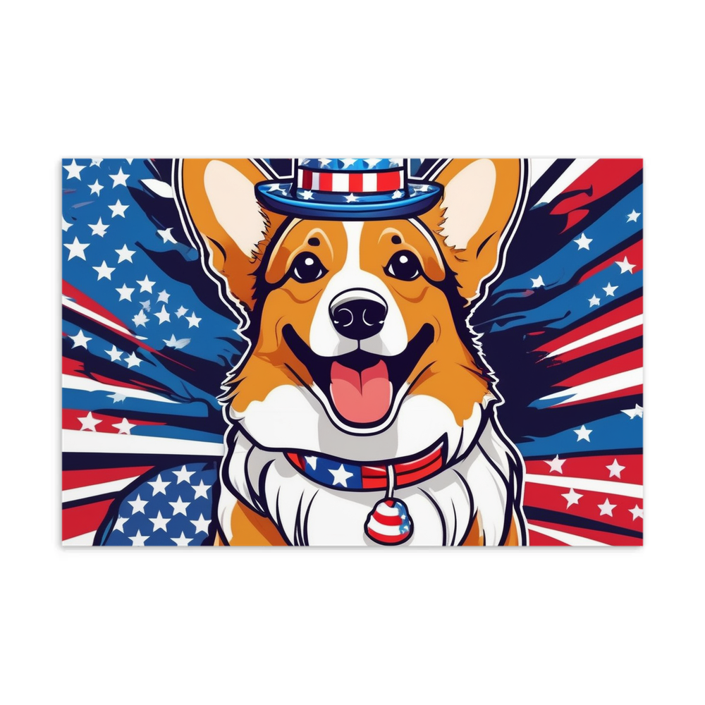 PugMug Custom Pembroke Welsh Corgi Postcard