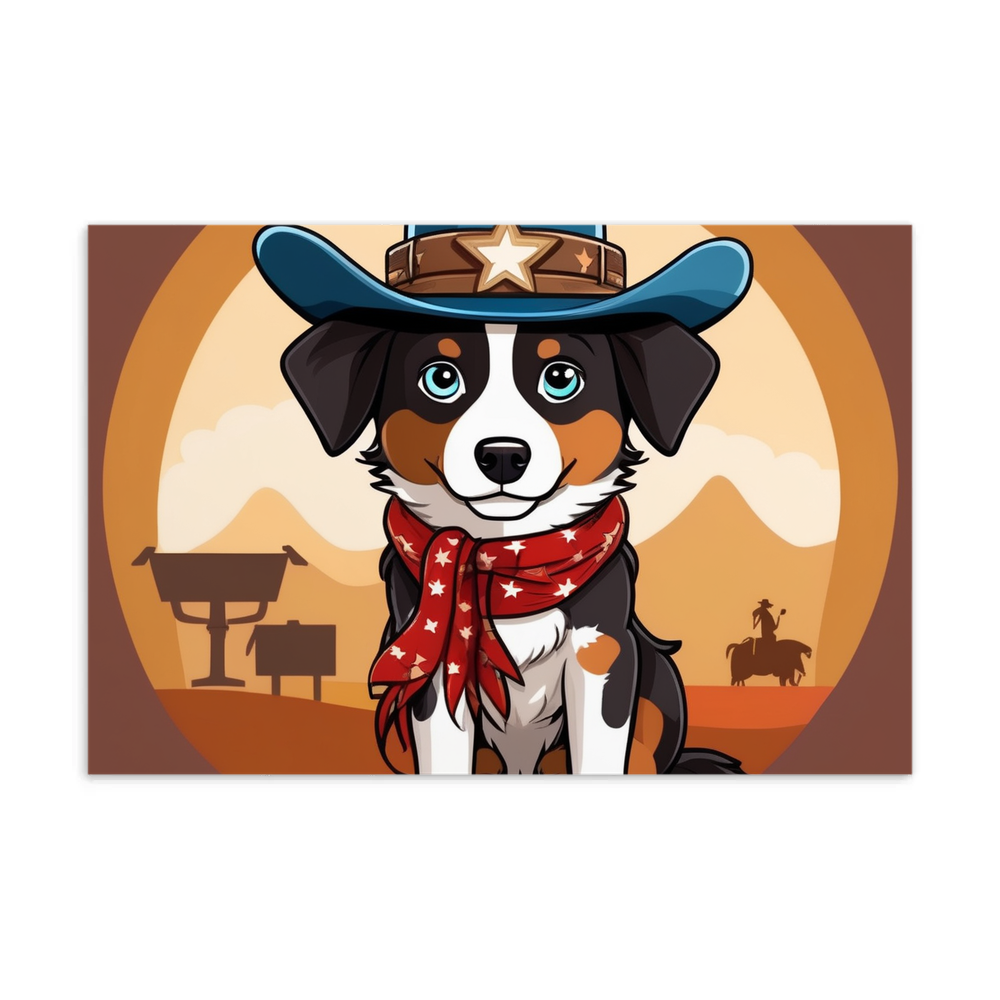 PugMug Custom Miniature American Shepherd Postcard