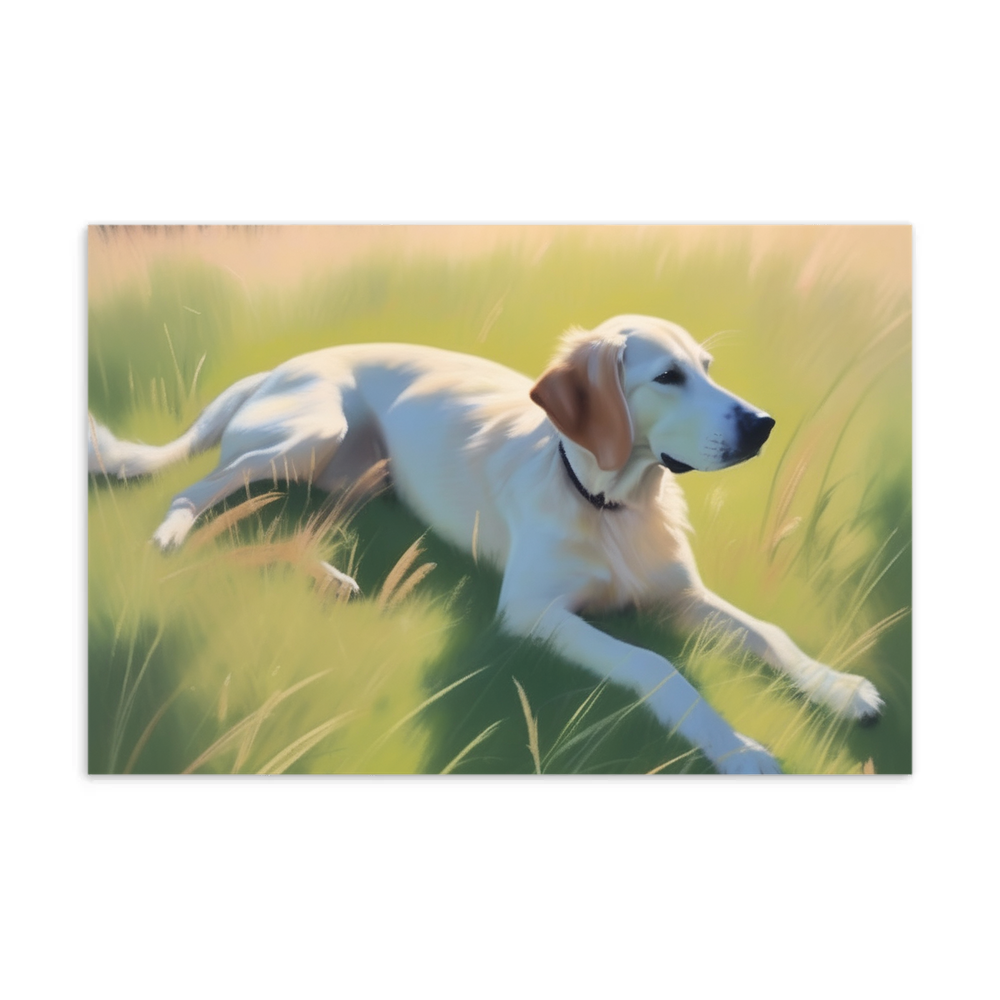 PugMug Custom Pointer Dog Postcard