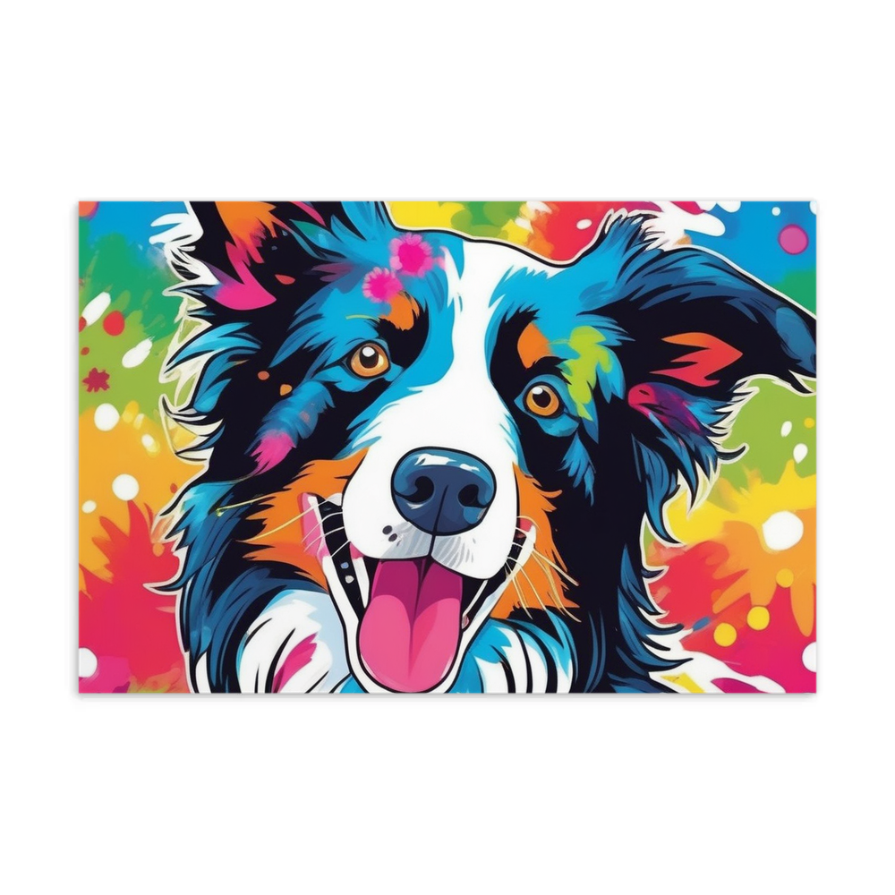 PugMug Custom Border Collie Postcard