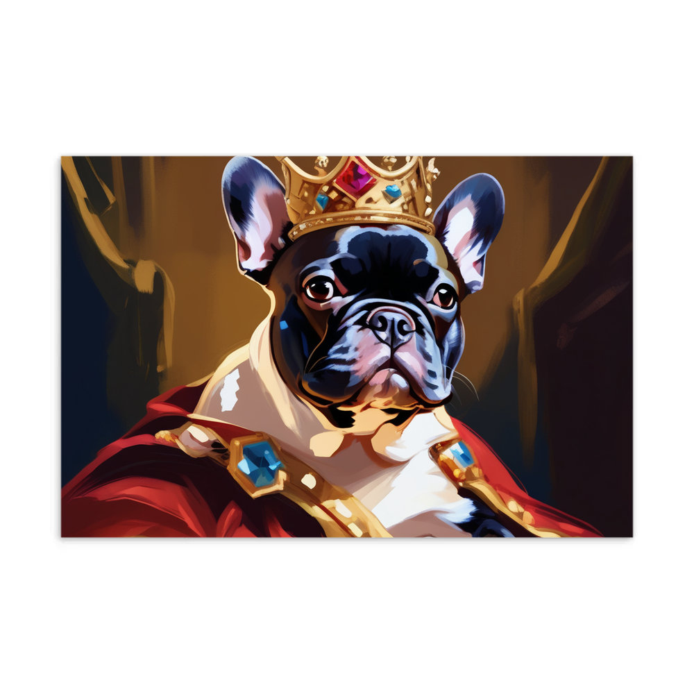 PugMug Custom Tan French Bulldog Postcard