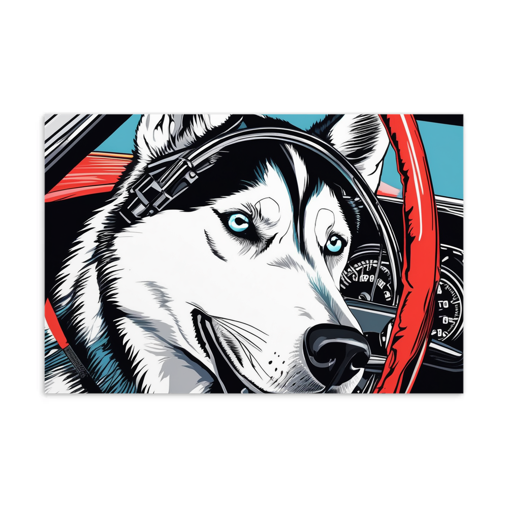 PugMug Custom Siberian Husky Postcard