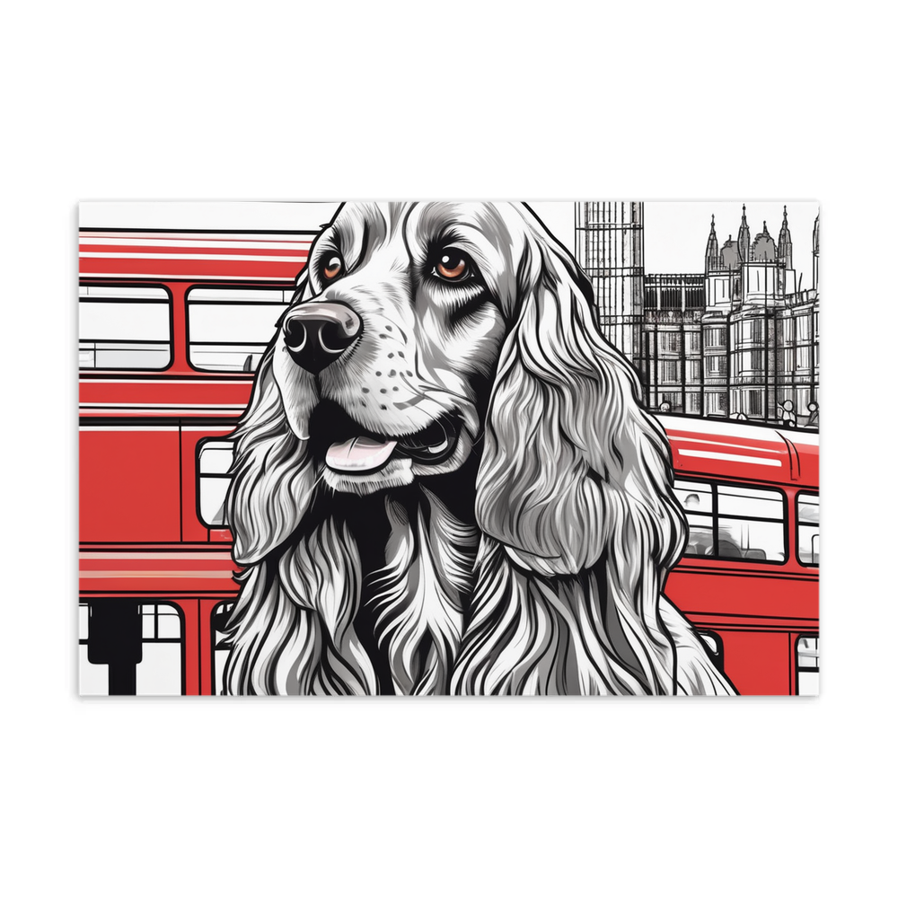 PugMug Custom English Cocker Spaniel Postcard