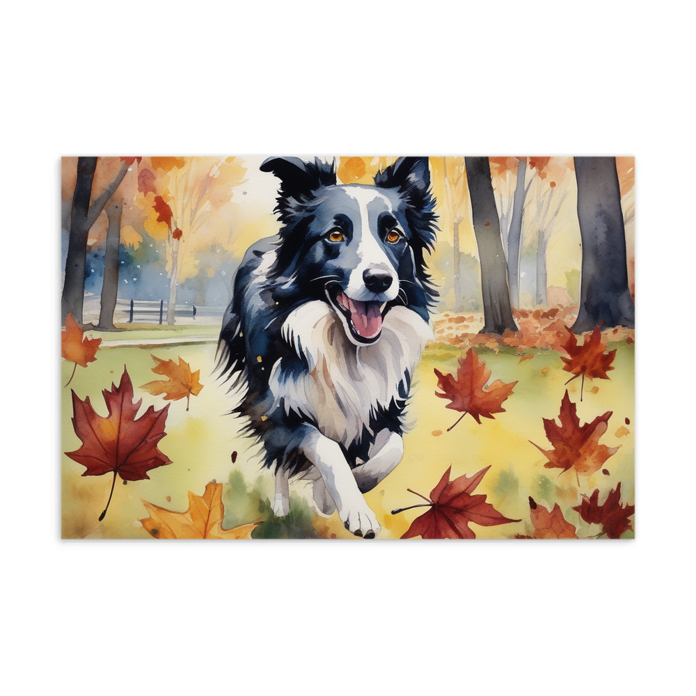 PugMug Custom Border Collie Postcard
