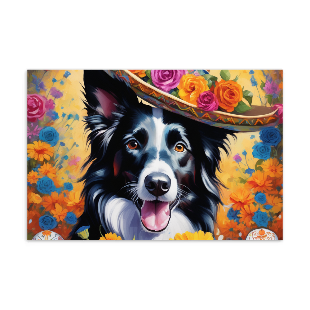 PugMug Custom Border Collie Postcard