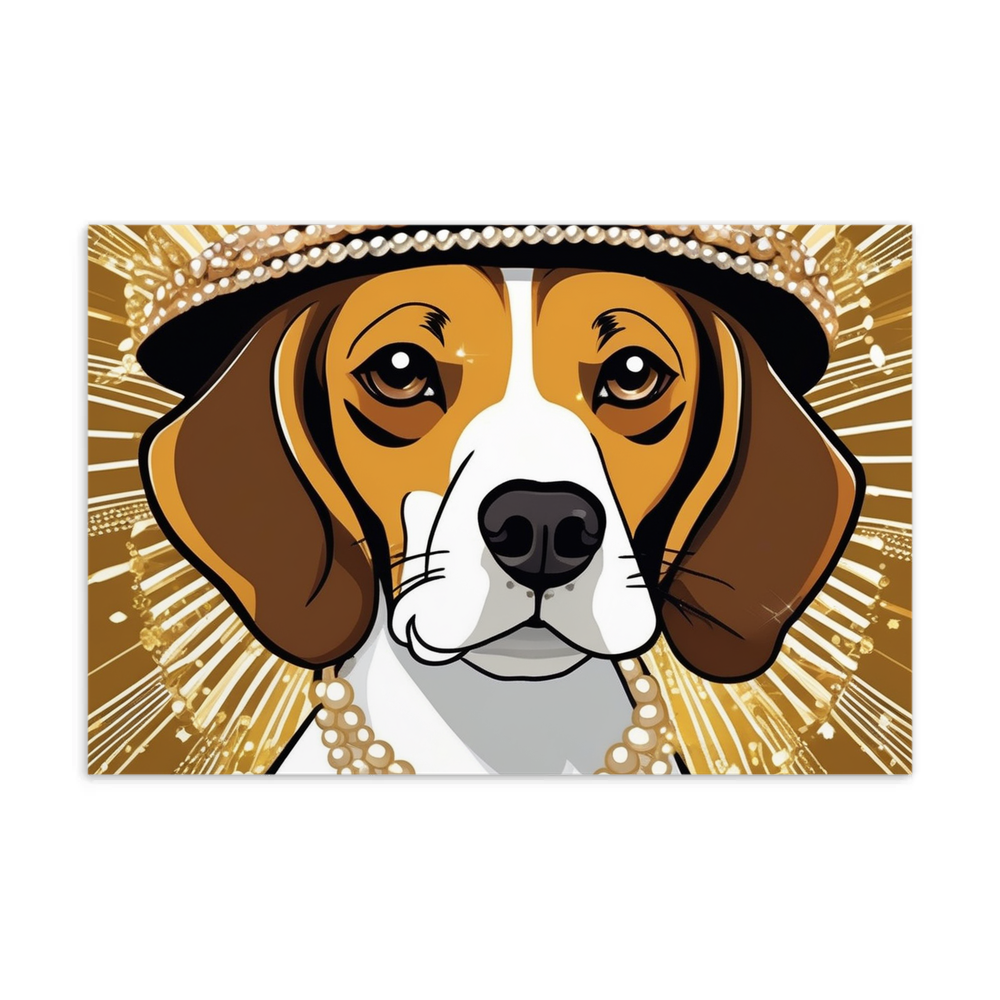 PugMug Custom Beagle Postcard
