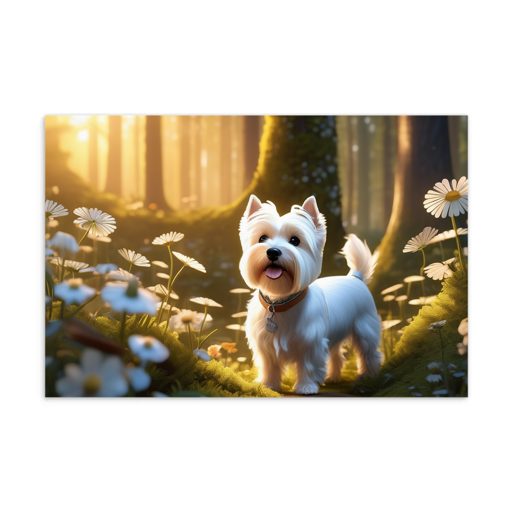 PugMug Custom West Highland White Terrier Postcard