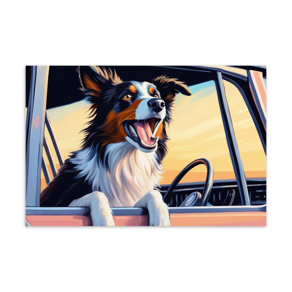 PugMug Custom Border Collie Postcard