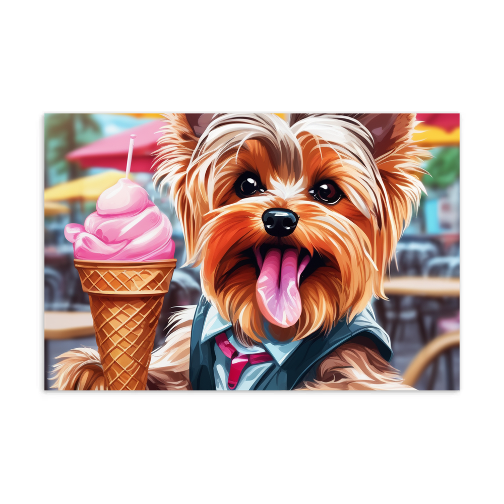 PugMug Custom Yorkshire Terrier Postcard