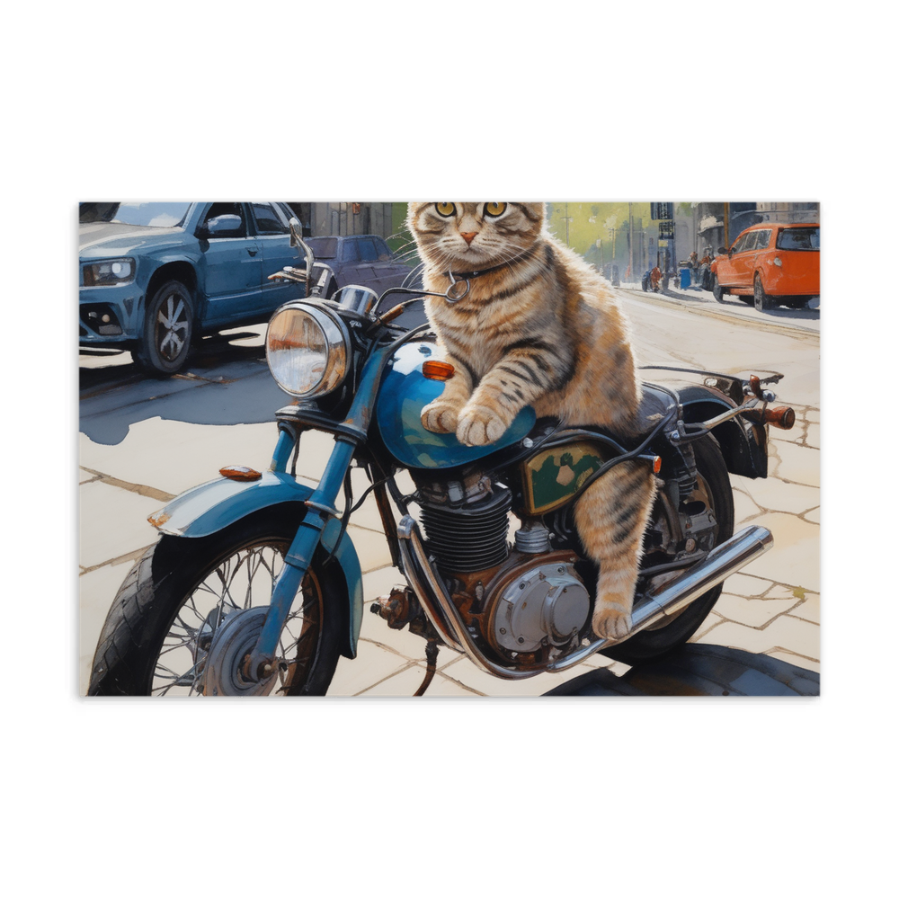 PugMug Custom Tabby Scottish Fold Cat Postcard