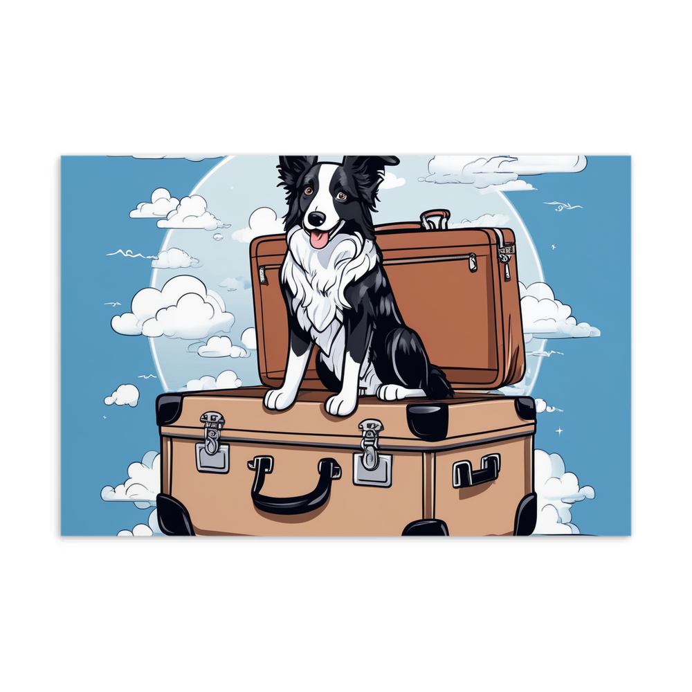 PugMug Custom Border Collie Postcard
