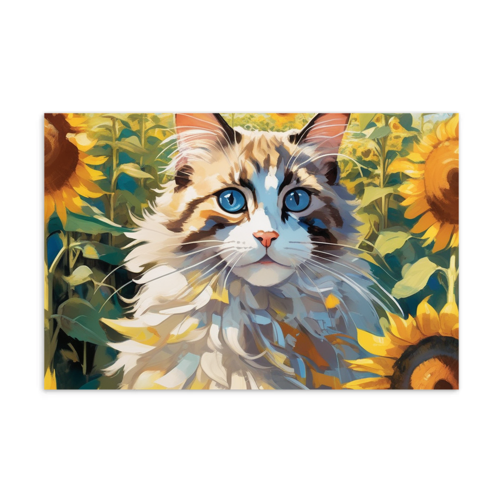PugMug Custom Tabby Ragdoll Cat Postcard