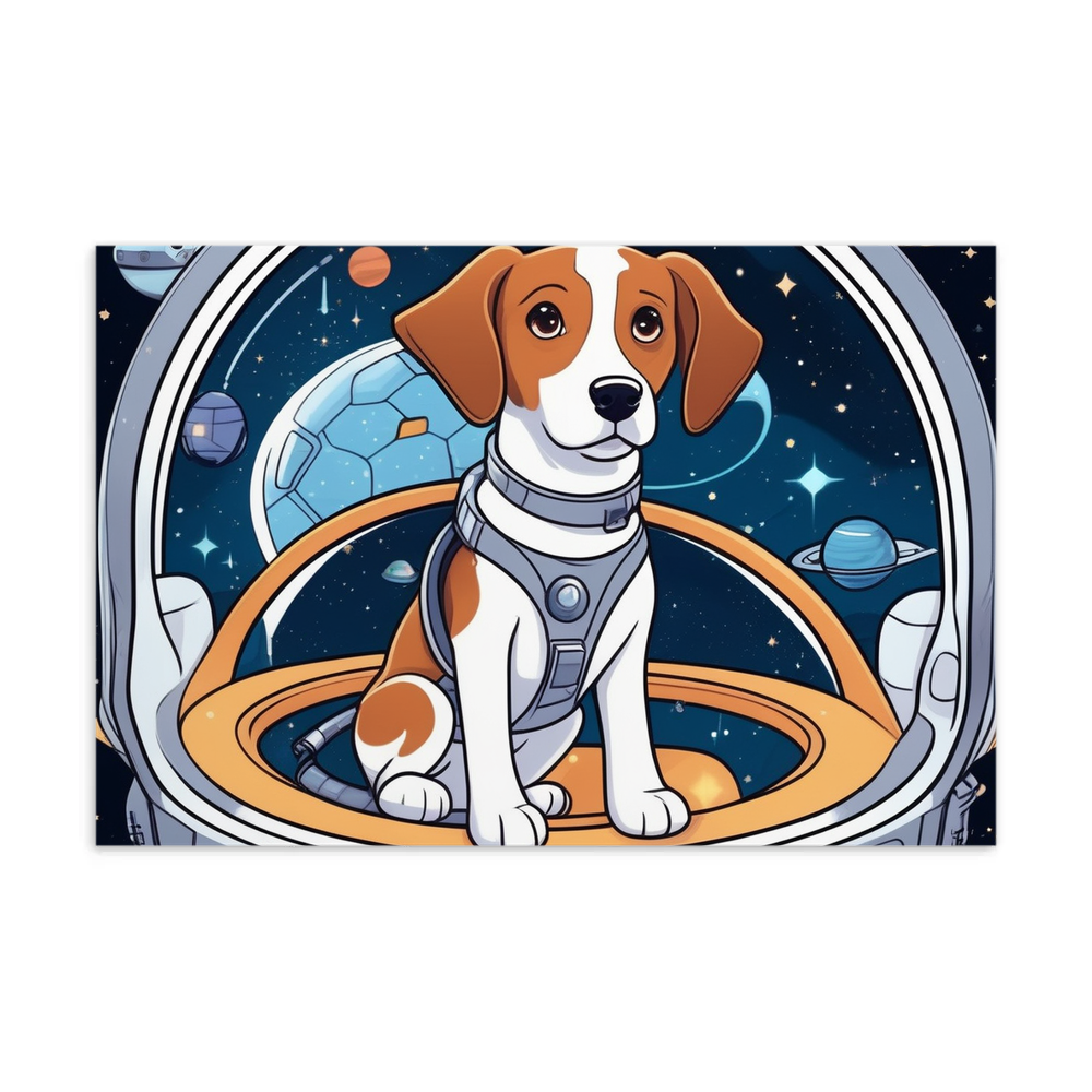 PugMug Custom Brittany Dog Postcard