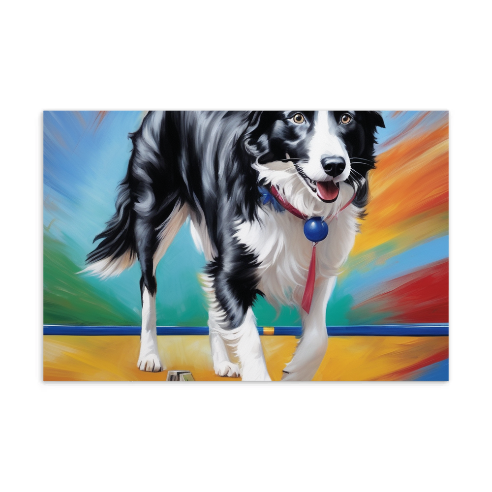 PugMug Custom Border Collie Postcard