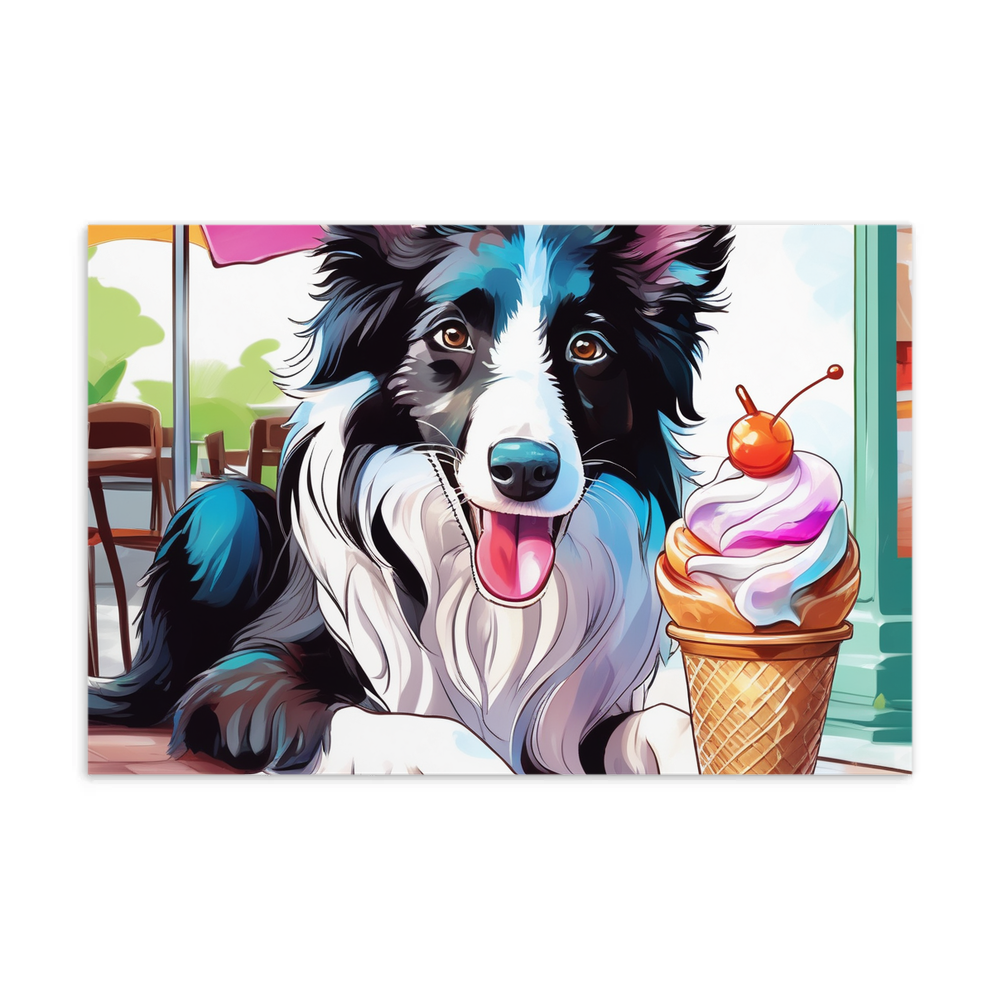 PugMug Custom Border Collie Postcard