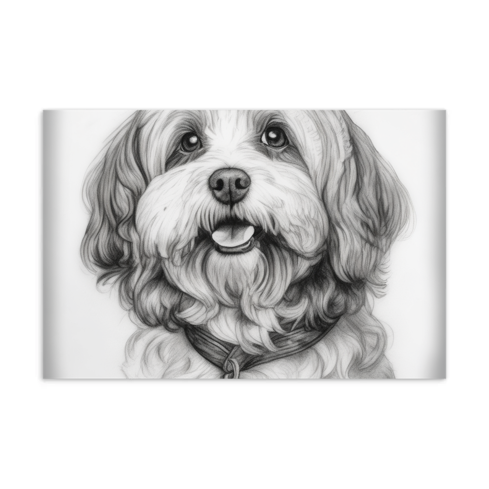 PugMug Custom White Havanese Dog Postcard