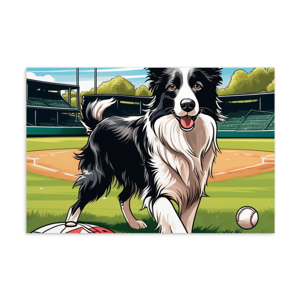 PugMug Custom Border Collie Postcard