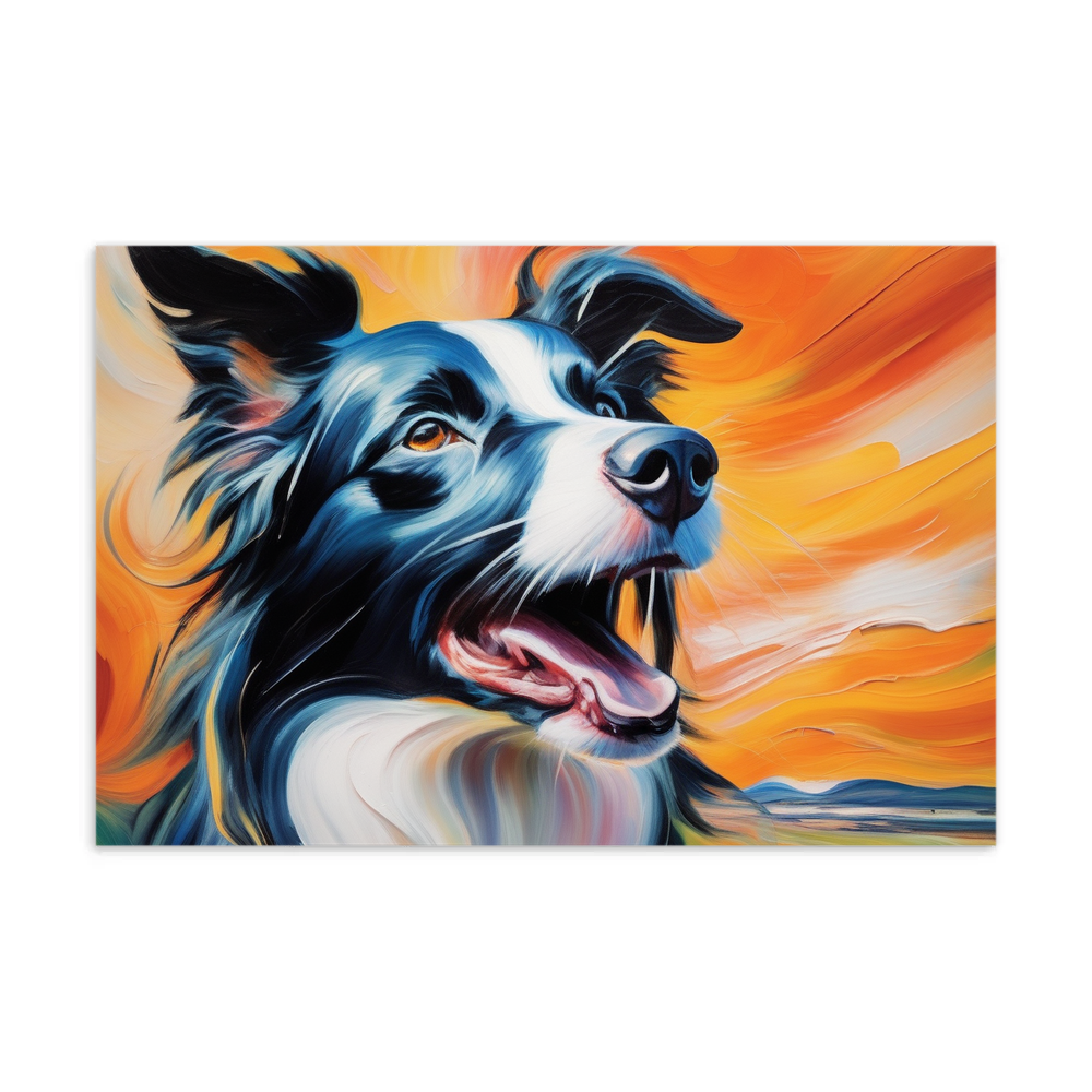 PugMug Custom Border Collie Postcard