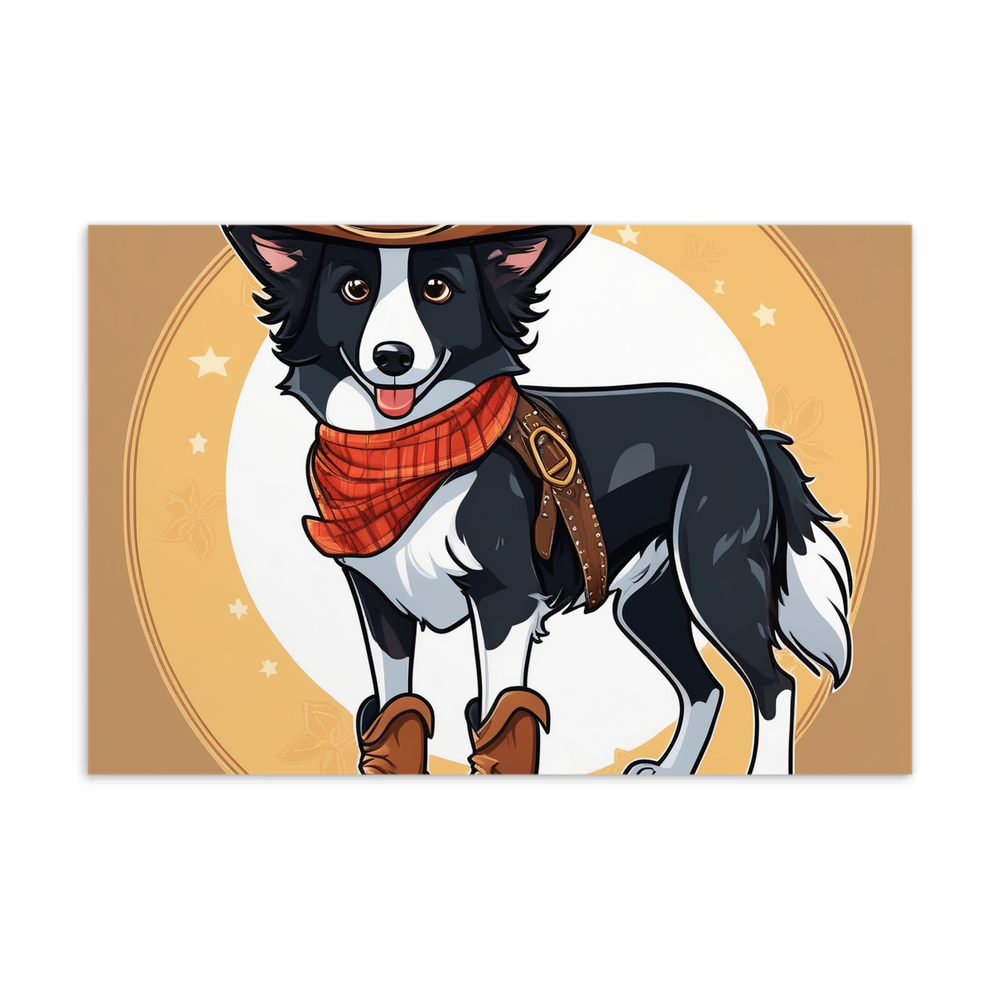 PugMug Custom Border Collie Postcard