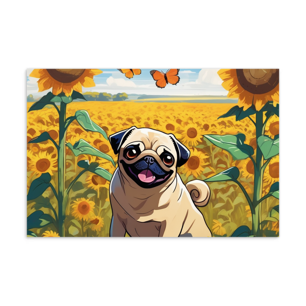 PugMug Custom Pug Postcard