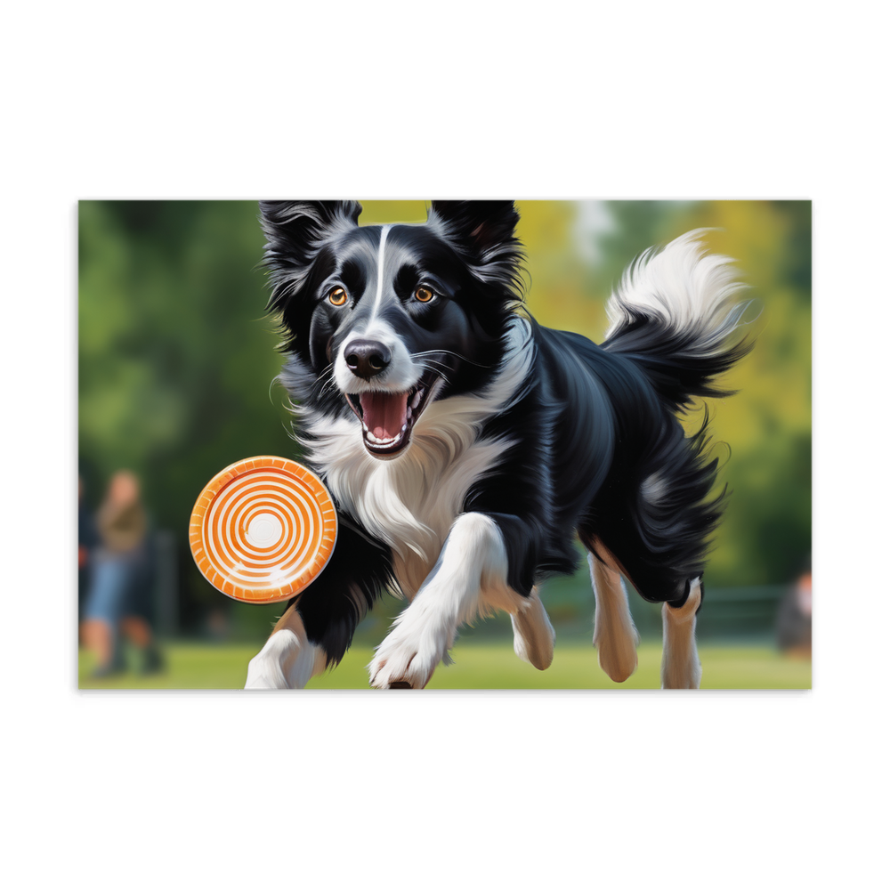 PugMug Custom Border Collie Postcard