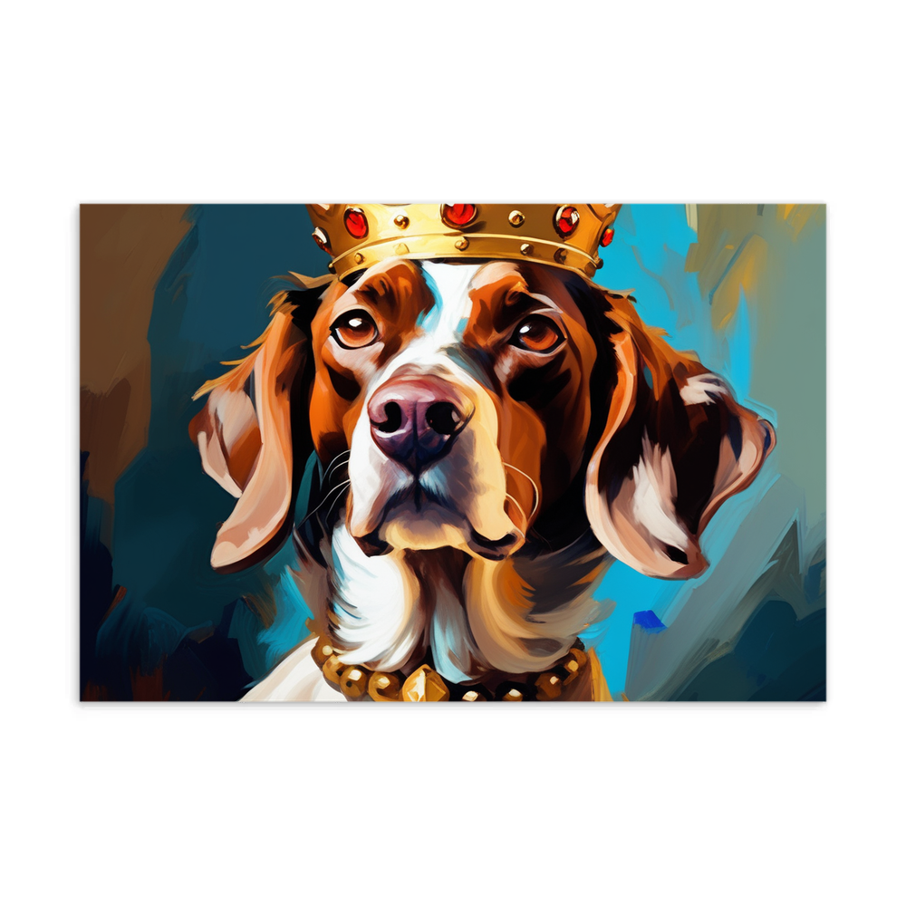 PugMug Custom Pointer Dog Postcard