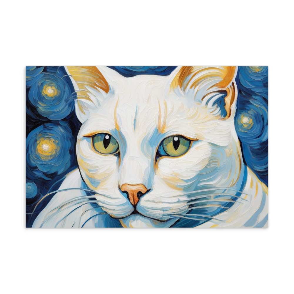 PugMug Custom White Exotic Cat Postcard