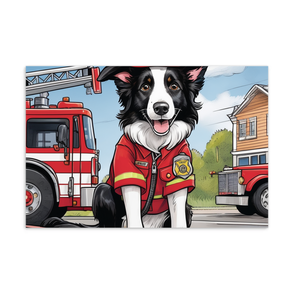 PugMug Custom Border Collie Postcard