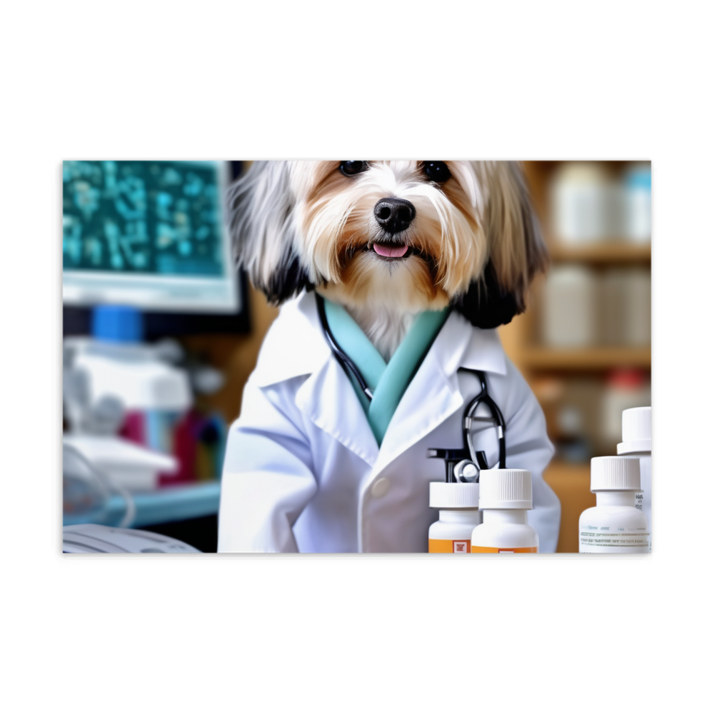 PugMug Custom Tan Havanese Dog Postcard